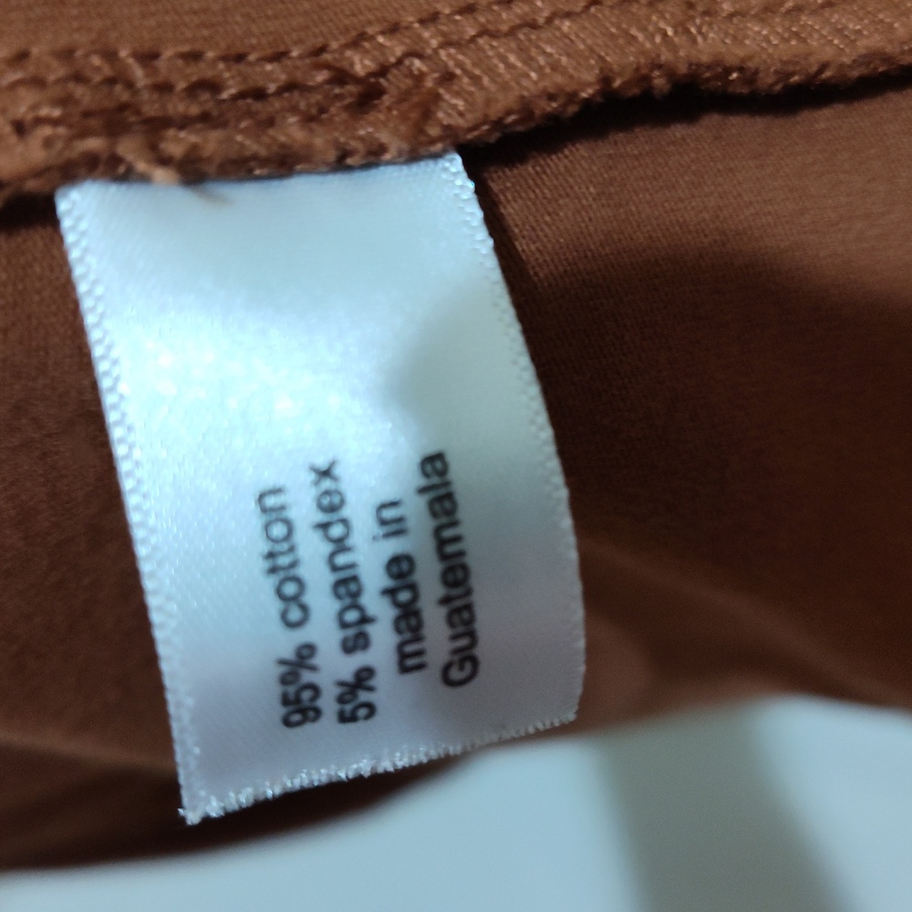 Lane Bryant Brown Puff Sleeve Blouse with Tie Front - Picture 7 of 8